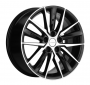 Легковой диск Khomen Wheels KHW1807 8x18 5x108 ET47 60,1 Black-FP